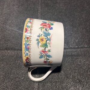 VTG Coalport Ming Rose Tea Cup Fine Bone China Floral England Multi-Color Gold